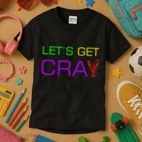 Mardi Gras Let's Get Cray Kids T-Shirt thumb 3