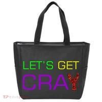 Mardi Gras Let's Get Cray Tote Bag thumb 0