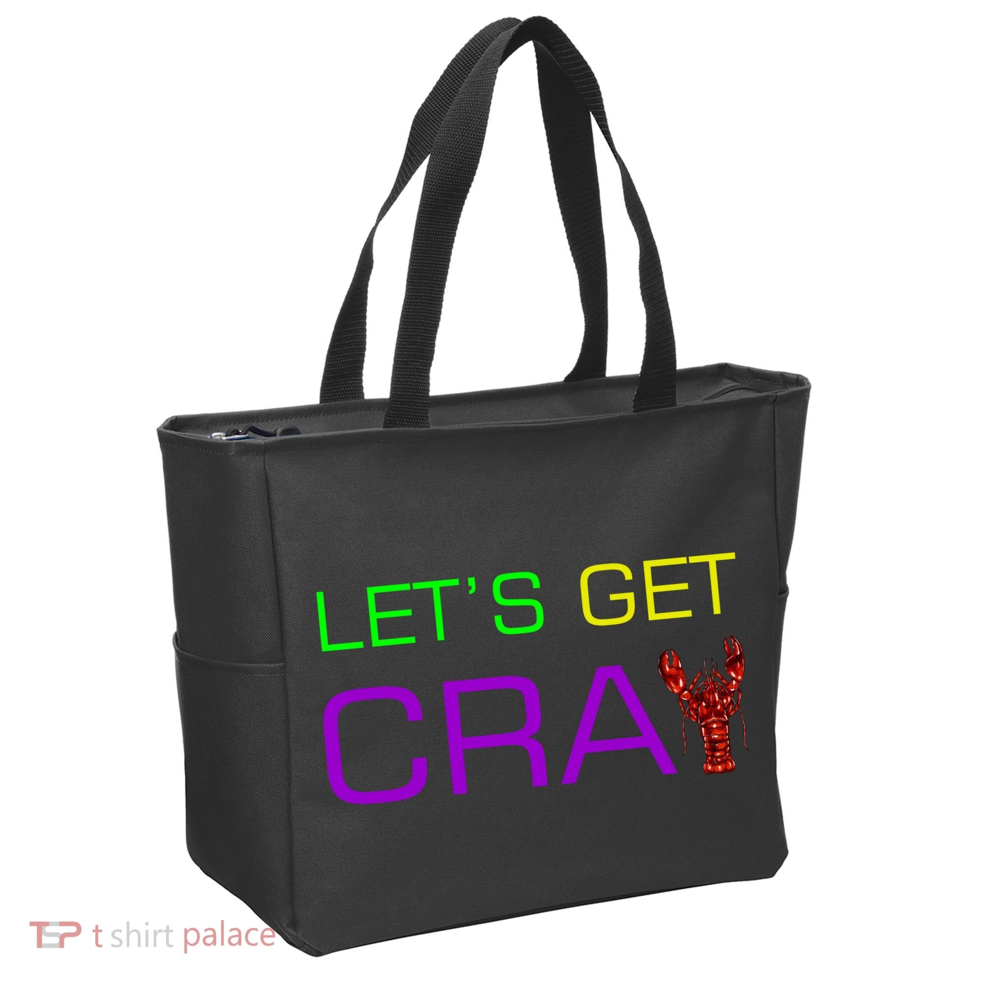 Mardi Gras Let's Get Cray Tote Bag