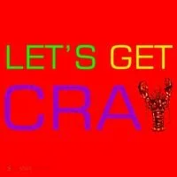 Mardi Gras Let's Get Cray Santa Hat thumb 1