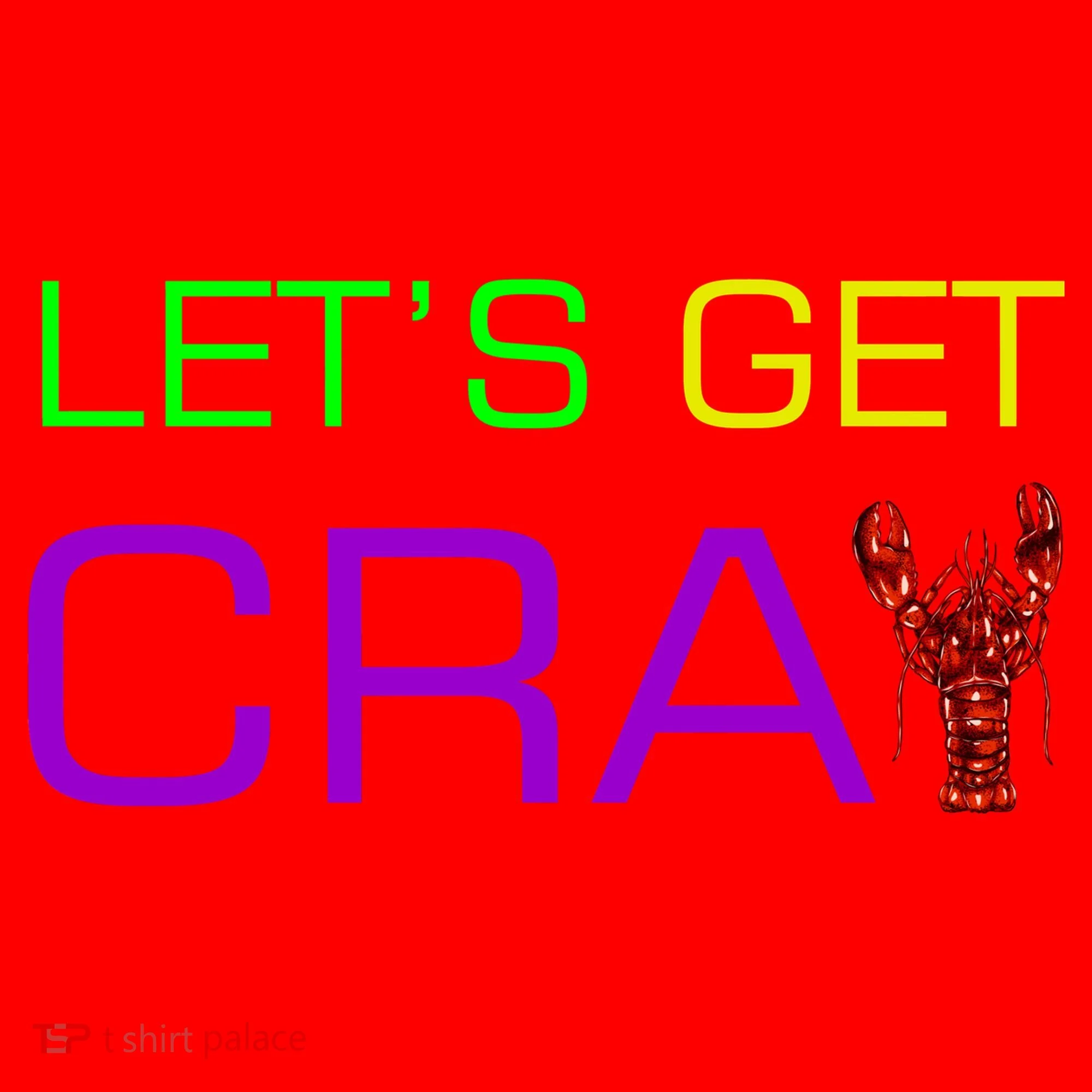 Mardi Gras Let's Get Cray Santa Hat
