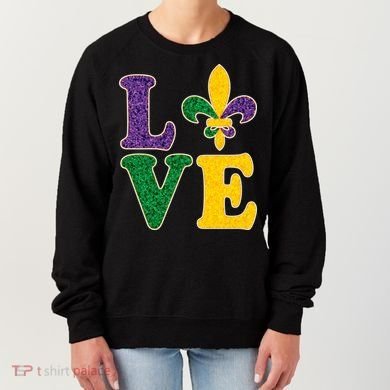 Mardi Gras Love Spade  Women's Sweatshirt