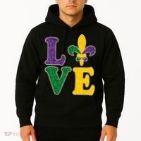Mardi Gras Love Spade  Hoodie thumb 2