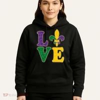 Mardi Gras Love Spade  Hoodie thumb 5