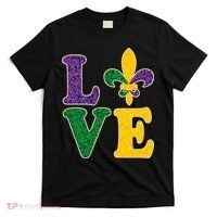 Mardi Gras Love Spade  T-Shirt thumb 0