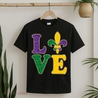 Mardi Gras Love Spade  T-Shirt thumb 2
