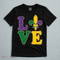 Mardi Gras Love Spade  T-Shirt thumb 5