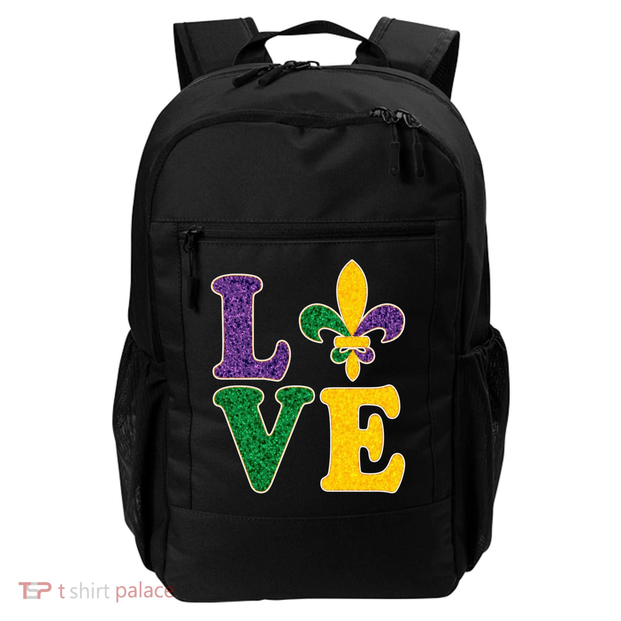 Mardi Gras Love Spade  Backpack