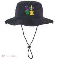 Mardi Gras Love Spade  Bucket Hat thumb 0