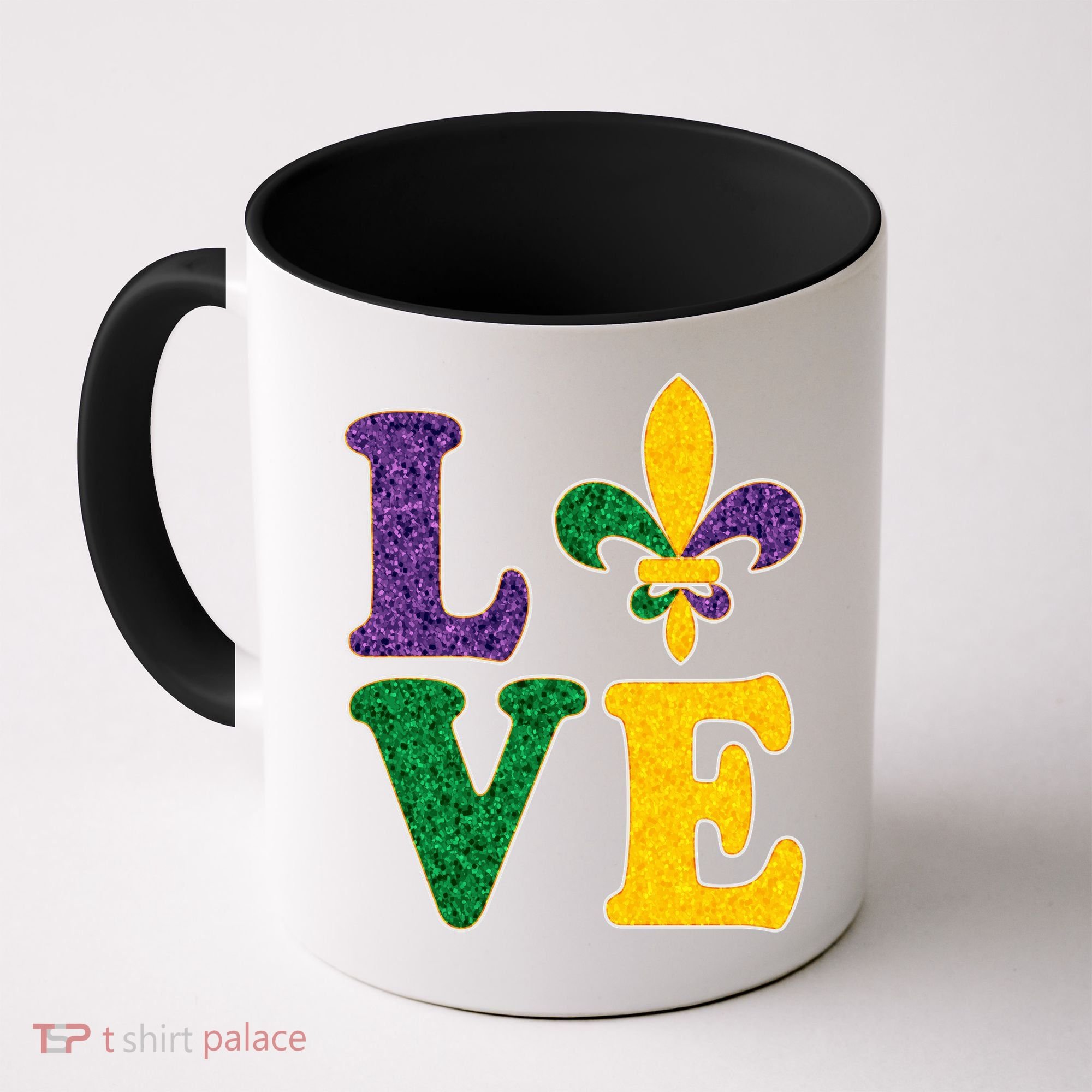 Mardi Gras Love Spade  Coffee Mug