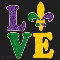 Mardi Gras Love Spade  Hat thumb 2
