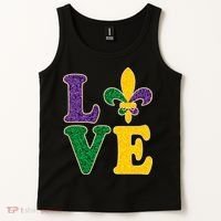 Mardi Gras Love Spade  Tank Top thumb 2