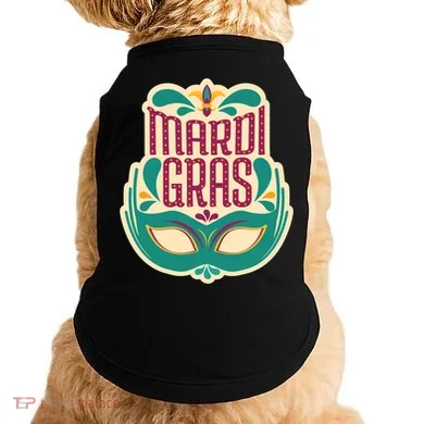 Mardi Gras Mask Doggie Tank