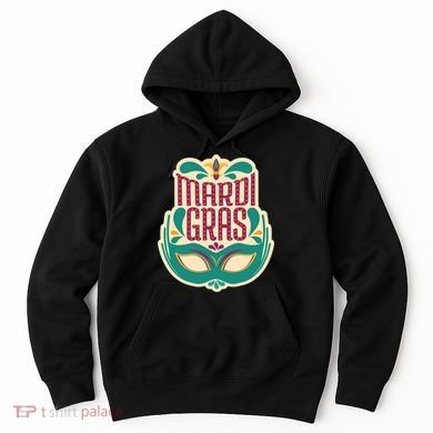 Mardi Gras Mask Hoodie