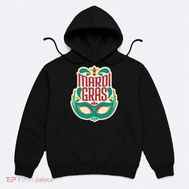 Mardi Gras Mask Hoodie