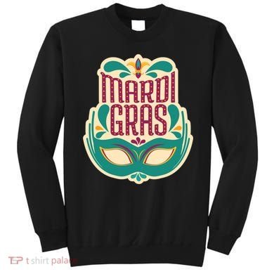 Mardi Gras Mask Sweatshirt