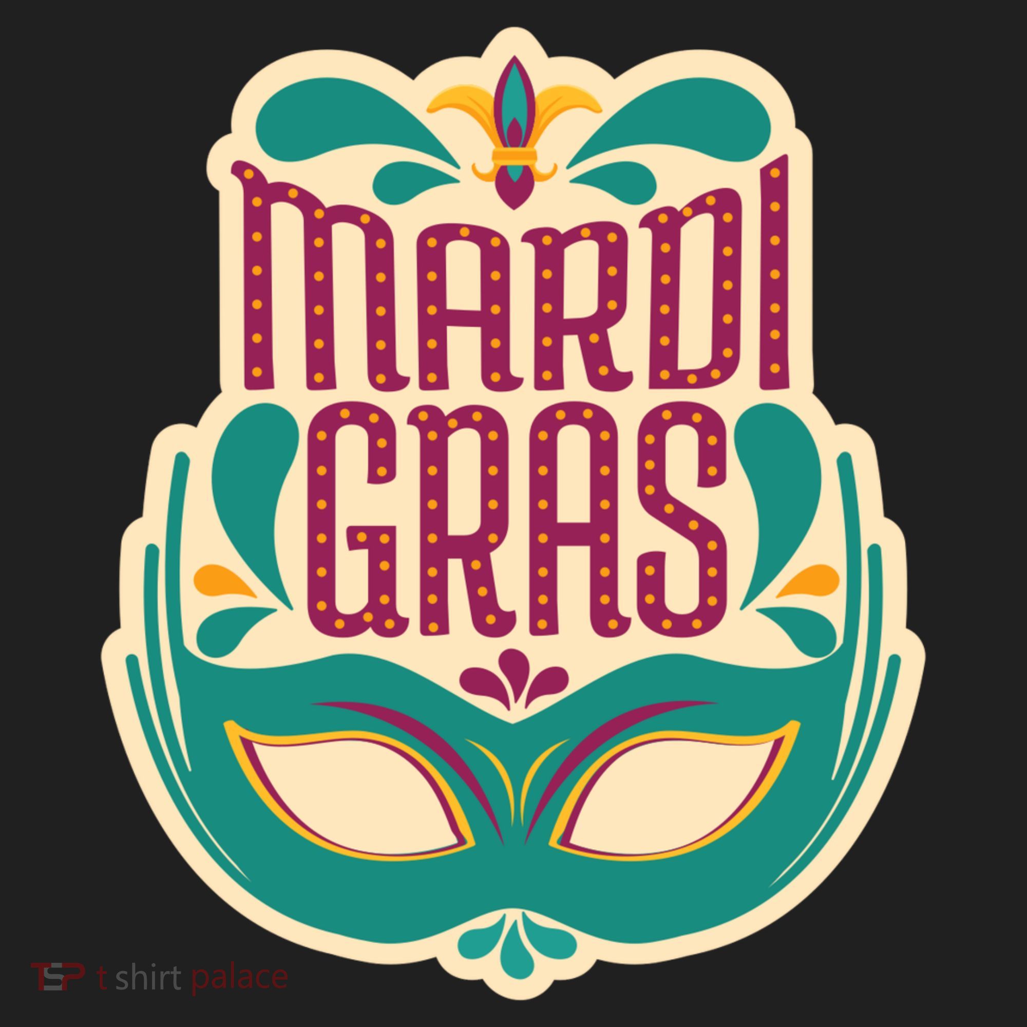 Mardi Gras Mask Beanie