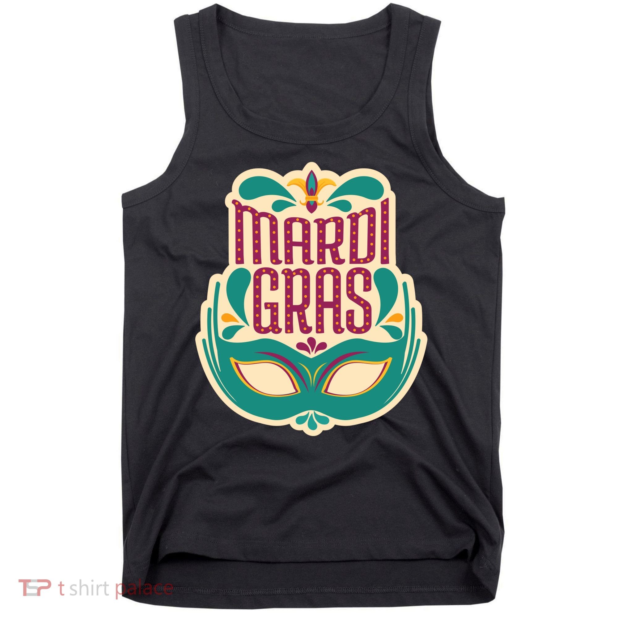 Mardi Gras Mask Tank Top