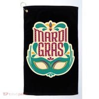 Mardi Gras Mask Golf Towel thumb 0