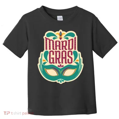 Mardi Gras Mask Toddler T-Shirt