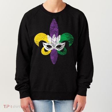Mardi Gras Mask Spade Women's Sweatshirt