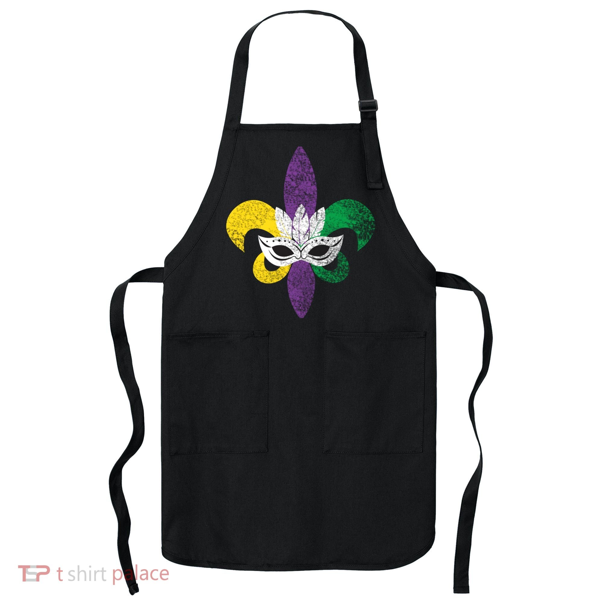 Mardi Gras Mask Spade Apron