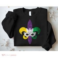 Mardi Gras Mask Spade Sweatshirt thumb 2