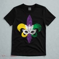 Mardi Gras Mask Spade T-Shirt thumb 5