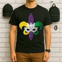 Mardi Gras Mask Spade T-Shirt thumb 6