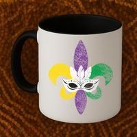 Mardi Gras Mask Spade Coffee Mug thumb 2