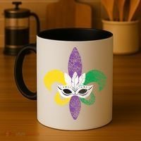 Mardi Gras Mask Spade Coffee Mug thumb 4