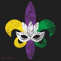 Mardi Gras Mask Spade Beanie thumb 2