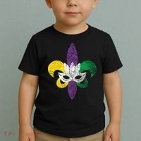 Mardi Gras Mask Spade Toddler T-Shirt thumb 2