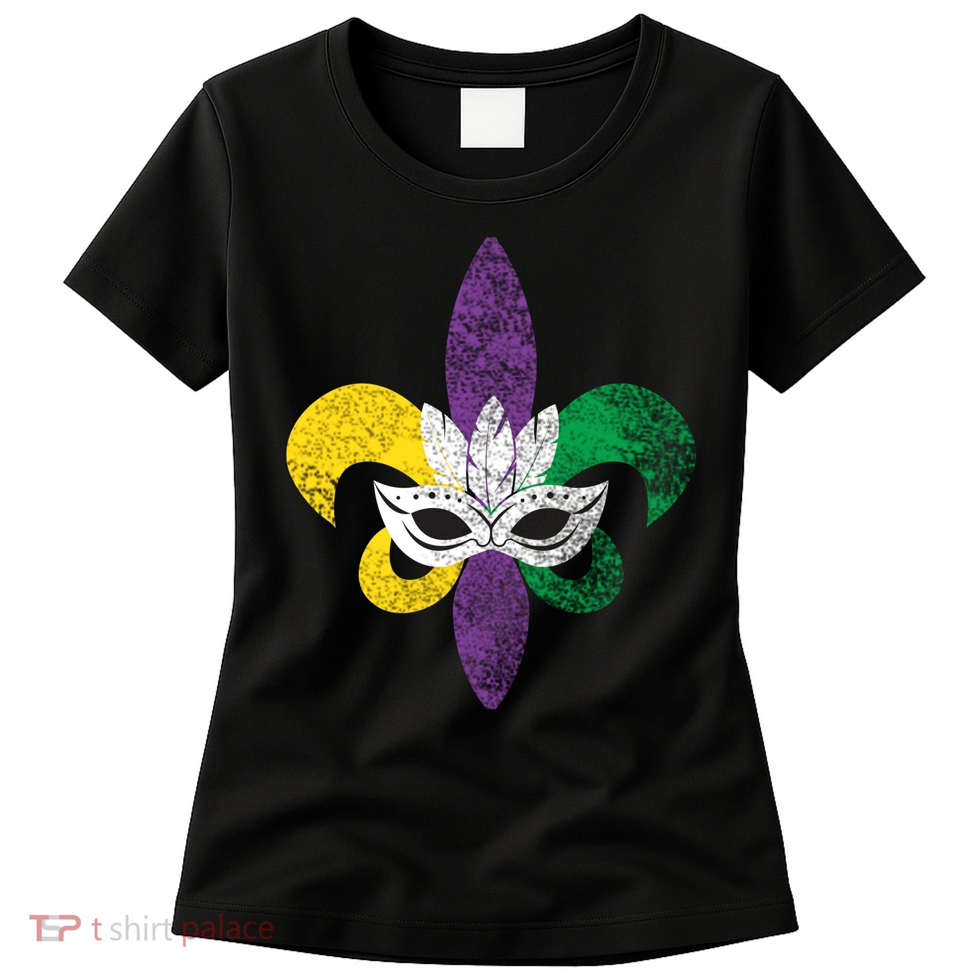 Mardi Gras Mask Spade Women's T-Shirt