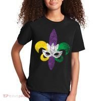 Mardi Gras Mask Spade Kids T-Shirt thumb 2