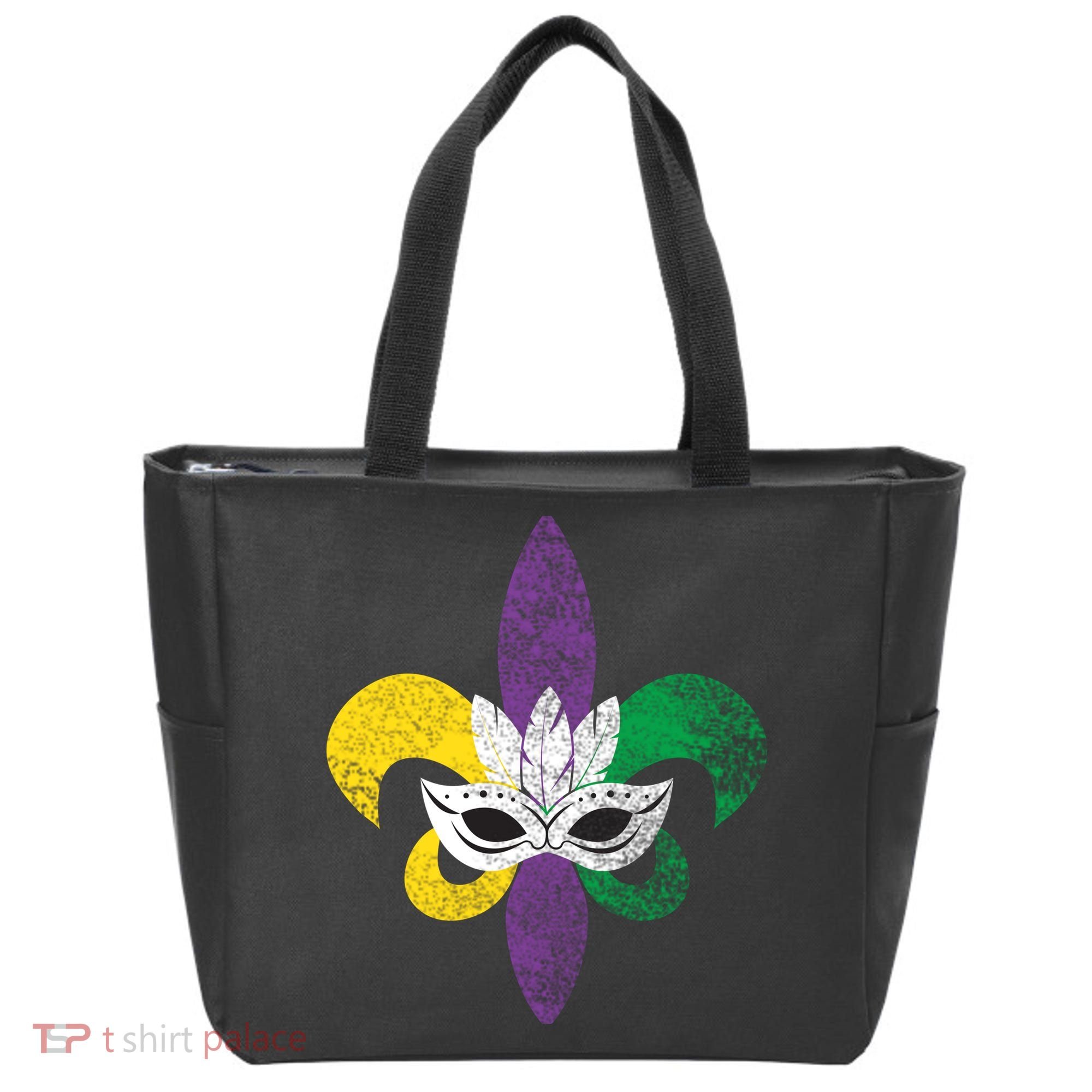 Mardi Gras Mask Spade Tote Bag