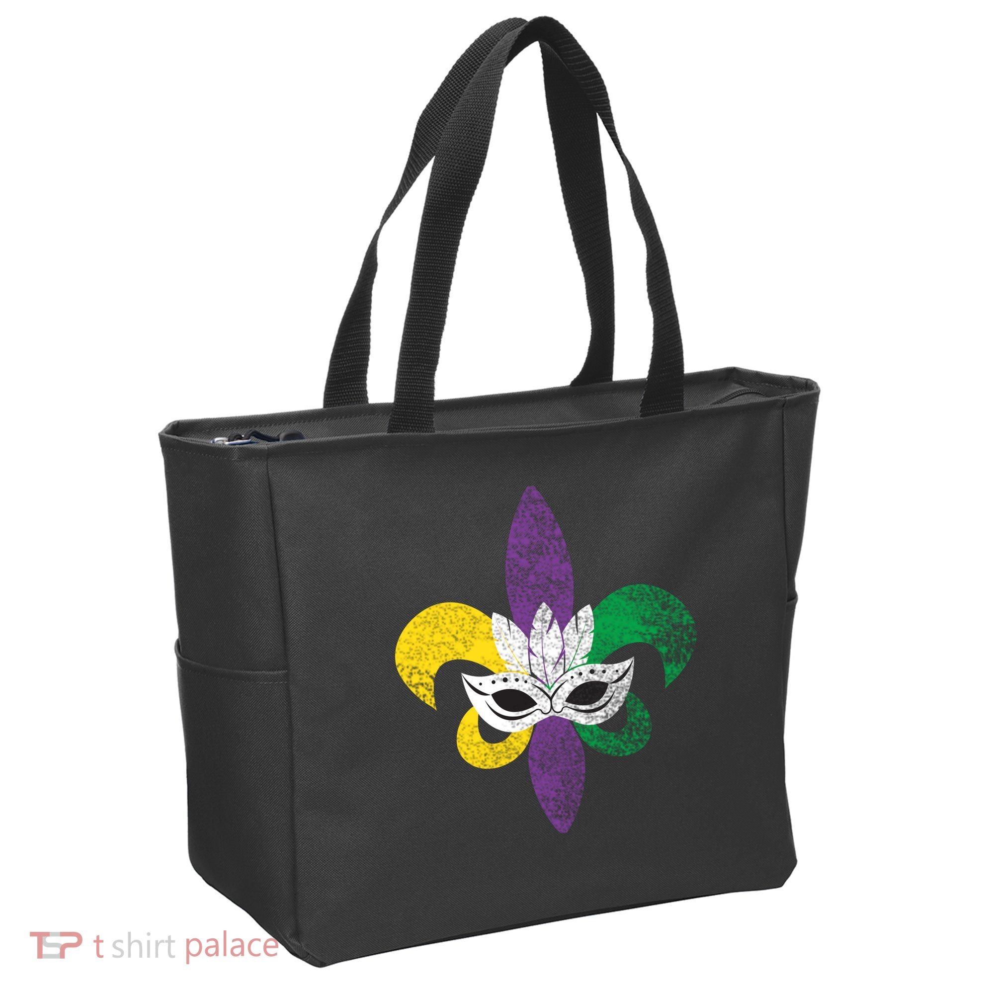 Mardi Gras Mask Spade Tote Bag