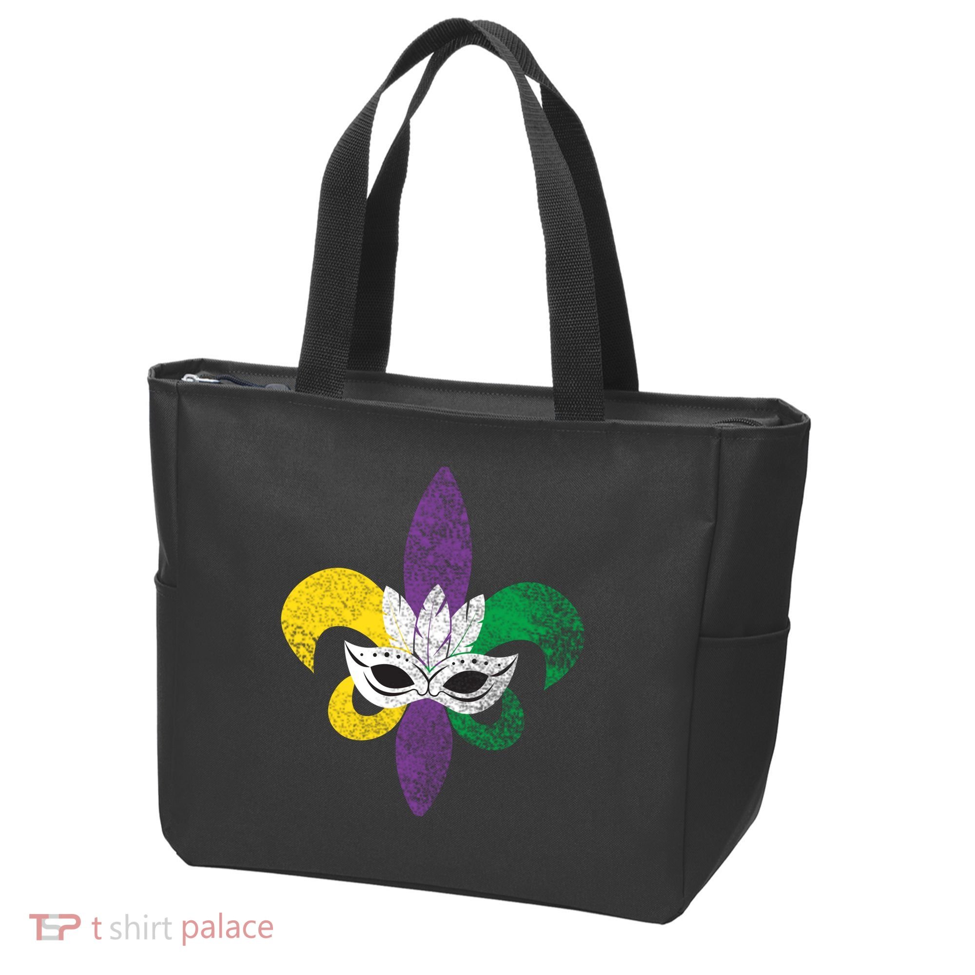 Mardi Gras Mask Spade Tote Bag