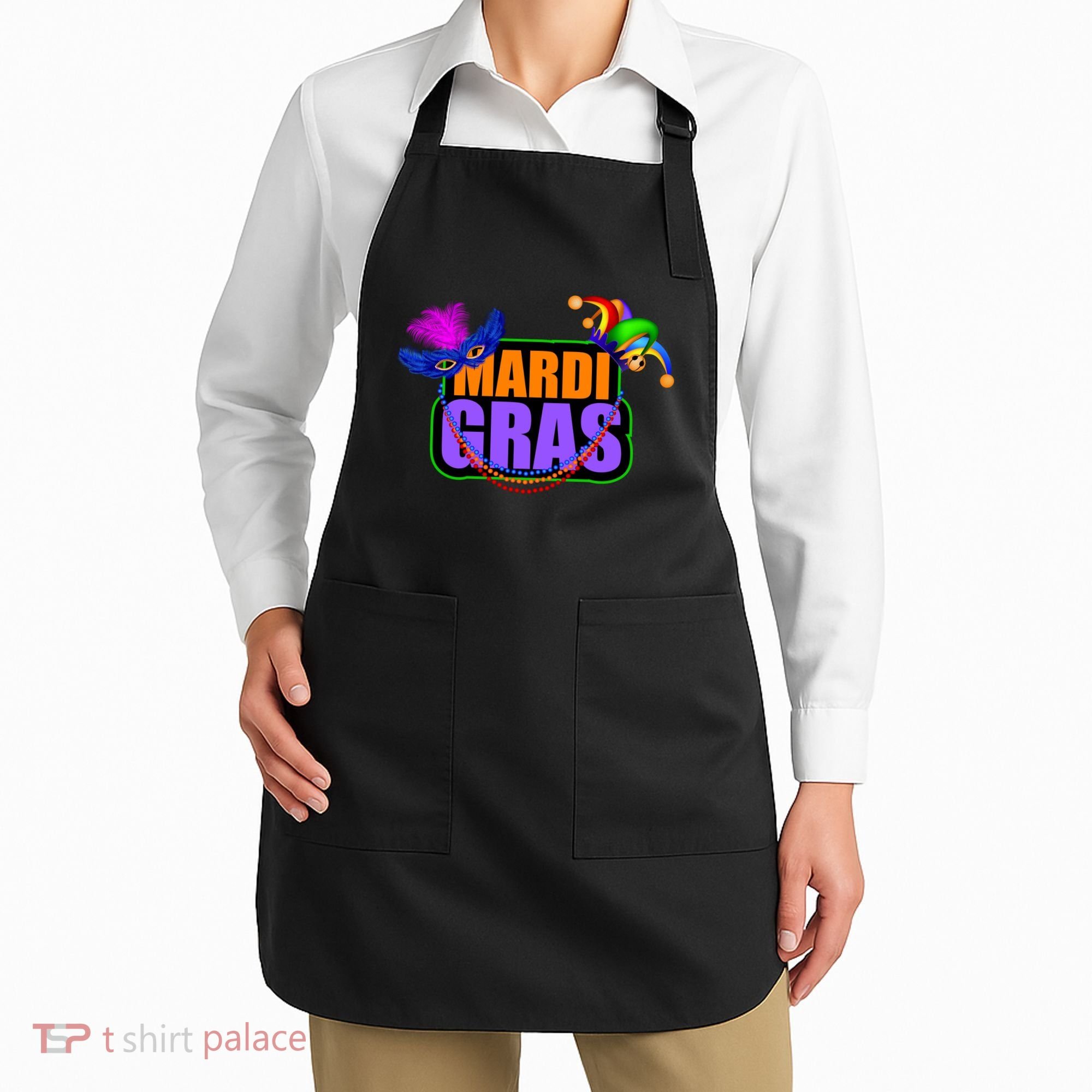 Mardi Gras Original Apron