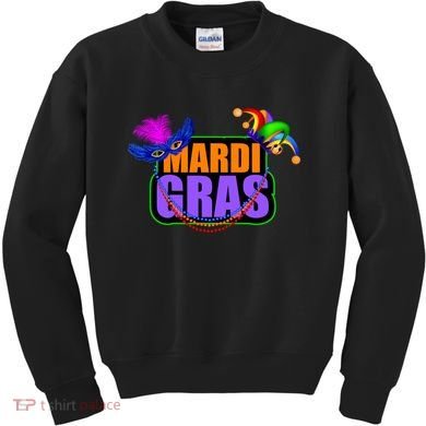 Mardi Gras Original Kids Sweatshirt