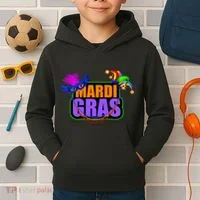 Mardi Gras Original Kids Hoodie thumb 2