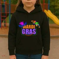Mardi Gras Original Kids Hoodie thumb 3