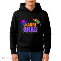 Mardi Gras Original Kids Hoodie thumb 4