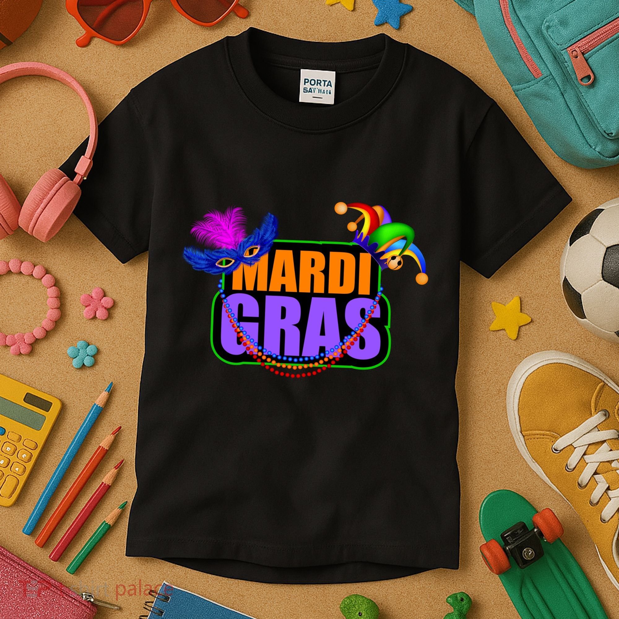 Mardi Gras Original Kids T-Shirt