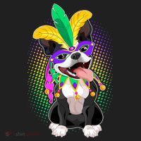 Mardi Gras Party Dog Women's Sweatshirt thumb 2