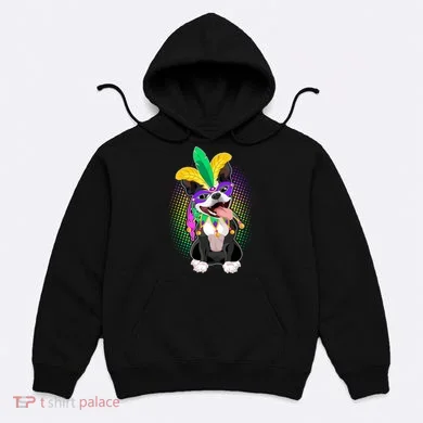 Mardi Gras Party Dog Hoodie