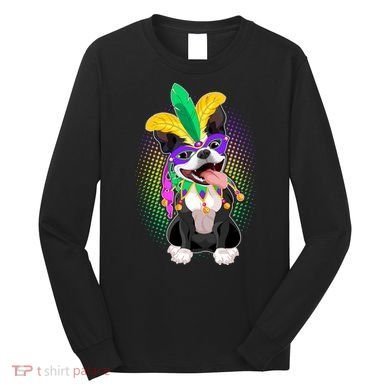 Mardi Gras Party Dog Long Sleeve Shirt