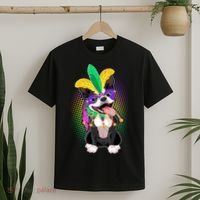 Mardi Gras Party Dog T-Shirt thumb 2