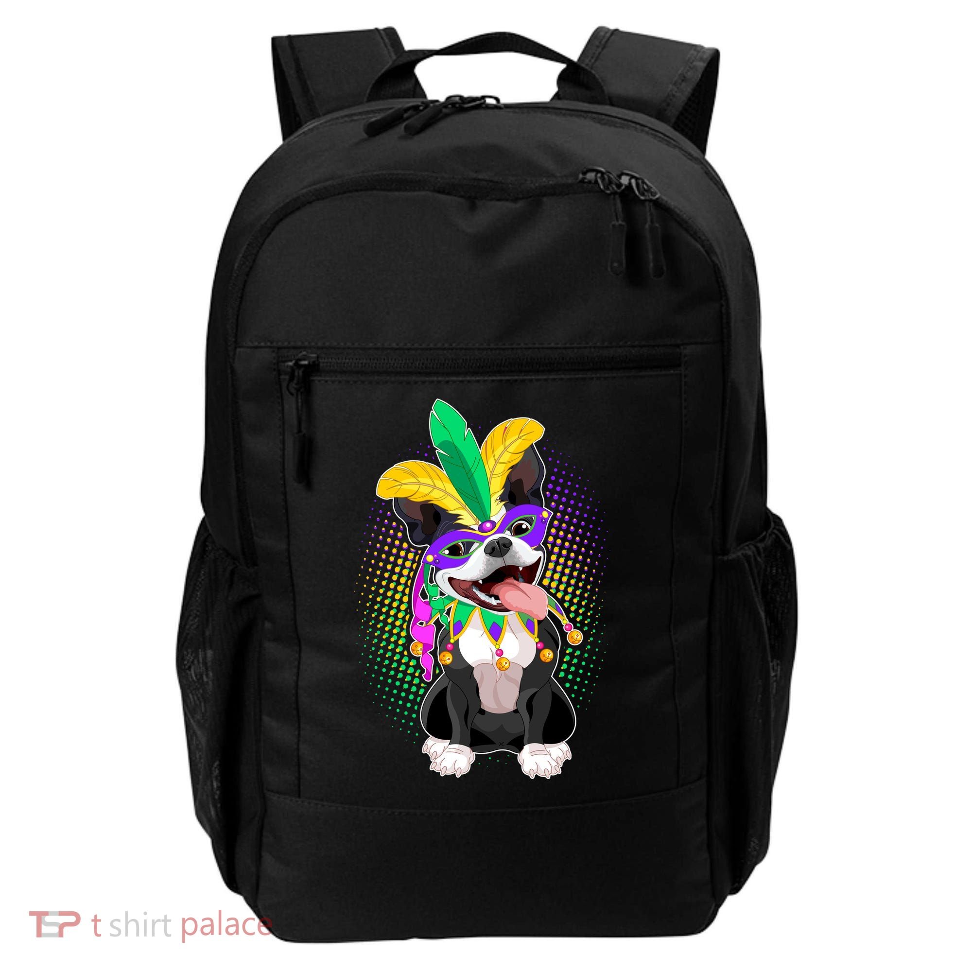 Mardi Gras Party Dog Backpack