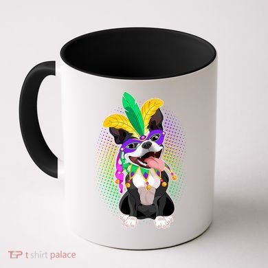 Mardi Gras Party Dog Coffee Mug